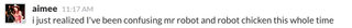 Illustration for article titled I Just Found Out That Mr. Robot Is Not About a Man Who Is Also a Robot